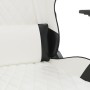 Silla gaming de masaje cuero sintético blanco y negro en Sillas gaming | Comprar online en Foru.es