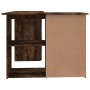 Escritorio de esquina contrachapada roble ahumado 145x100x76cm de vidaXL, Escritorios - Ref: Foro24-815441, Precio: 143,98 €,...