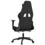 Silla gaming de masaje y reposapiés cuero sintético negro rojo en Sillas gaming | Comprar online en Foru.es