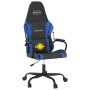 Silla gaming de masaje cuero sintético negro y azul en Sillas gaming | Comprar online en Foru.es