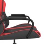 Silla gaming de masaje cuero sintético negro y rojo en Sillas gaming | Comprar online en Foru.es