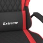 Silla gaming de masaje cuero sintético negro y rojo en Sillas gaming | Comprar online en Foru.es