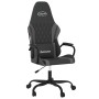 Silla gaming de masaje cuero sintético negro y gris en Sillas gaming | Comprar online en Foru.es