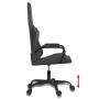 Silla gaming de masaje cuero sintético negro y gris en Sillas gaming | Comprar online en Foru.es