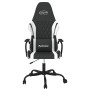 Silla gaming de masaje cuero sintético negro y blanco en Sillas gaming | Comprar online en Foru.es