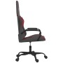 Silla gaming de masaje cuero sintético negro y rojo vino tinto en Sillas gaming | Comprar online en Foru.es