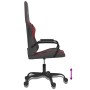 Silla gaming de masaje cuero sintético negro y rojo vino tinto en Sillas gaming | Comprar online en Foru.es