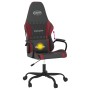 Silla gaming de masaje cuero sintético negro y rojo vino tinto en Sillas gaming | Comprar online en Foru.es