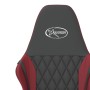 Silla gaming de masaje cuero sintético negro y rojo vino tinto en Sillas gaming | Comprar online en Foru.es