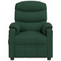 Sillón reclinable de tela verde oscuro en Sillones | Comprar online en Foru.es