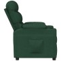 Sillón reclinable de tela verde oscuro en Sillones | Comprar online en Foru.es