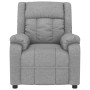 Sillón reclinable de tela gris claro en Sillones | Comprar online en Foru.es