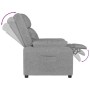 Sillón reclinable de tela gris claro en Sillones | Comprar online en Foru.es