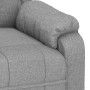 Sillón reclinable de tela gris claro en Sillones | Comprar online en Foru.es