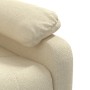 Sillón reclinable de tela crema en Sillones | Comprar online en Foru.es