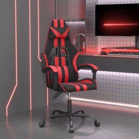 Silla gaming giratoria cuero sintético negro y rojo en Sillas gaming | Comprar online en Foru.es