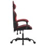 Silla gaming giratoria cuero sintético negro y rojo en Sillas gaming | Comprar online en Foru.es