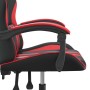 Silla gaming giratoria cuero sintético negro y rojo en Sillas gaming | Comprar online en Foru.es