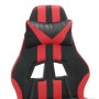 Silla gaming giratoria cuero sintético negro y rojo en Sillas gaming | Comprar online en Foru.es