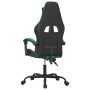 Silla gaming giratoria cuero sintético negro y verde en Sillas gaming | Comprar online en Foru.es