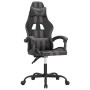Silla gaming giratoria cuero sintético negro y gris en Sillas gaming | Comprar online en Foru.es