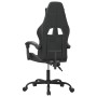 Silla gaming giratoria cuero sintético negro y gris en Sillas gaming | Comprar online en Foru.es