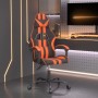 Silla gaming giratoria cuero sintético negro y naranja en Sillas gaming | Comprar online en Foru.es