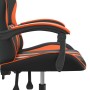 Silla gaming giratoria cuero sintético negro y naranja en Sillas gaming | Comprar online en Foru.es