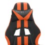 Silla gaming giratoria cuero sintético negro y naranja en Sillas gaming | Comprar online en Foru.es