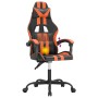 Silla gaming giratoria cuero sintético negro y naranja en Sillas gaming | Comprar online en Foru.es