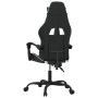 Silla gaming giratoria cuero sintético negro y blanco en Sillas gaming | Comprar online en Foru.es