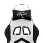Silla gaming giratoria cuero sintético blanco y negro en Sillas gaming | Comprar online en Foru.es