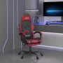 Silla gaming giratoria y reposapiés cuero sintético en Sillas gaming | Comprar online en Foru.es