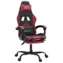 Silla gaming giratoria y reposapiés cuero sintético en Sillas gaming | Comprar online en Foru.es