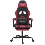 Silla gaming giratoria y reposapiés cuero sintético en Sillas gaming | Comprar online en Foru.es