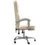 Silla de oficina reclinable cuero sintético crema en Sillas de oficina | Comprar online en Foru.es