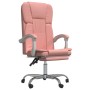 Silla de oficina reclinable cuero sintético rosa en Sillas de oficina | Comprar online en Foru.es