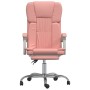 Silla de oficina reclinable cuero sintético rosa en Sillas de oficina | Comprar online en Foru.es
