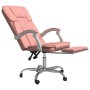 Silla de oficina reclinable cuero sintético rosa en Sillas de oficina | Comprar online en Foru.es