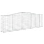 Cestas de gaviones 20 uds forma de arco hierro 400x50x120/140cm de vidaXL, Maceteros y jardineras - Ref: Foro24-3145979, Prec...