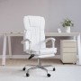 Silla de oficina reclinable cuero sintético blanco en Sillas de oficina | Comprar online en Foru.es