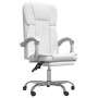 Silla de oficina reclinable cuero sintético blanco en Sillas de oficina | Comprar online en Foru.es