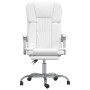 Silla de oficina reclinable cuero sintético blanco en Sillas de oficina | Comprar online en Foru.es