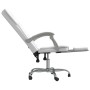 Silla de oficina reclinable cuero sintético blanco en Sillas de oficina | Comprar online en Foru.es
