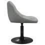 Sillas de comedor giratorias 4 unidades terciopelo gris claro en Sillas de comedor | Comprar online en Foru.es