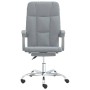 Silla de oficina reclinable de tela gris claro en Sillas de oficina | Comprar online en Foru.es