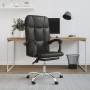 Silla de oficina reclinable cuero sintético negro en Sillas de oficina | Comprar online en Foru.es