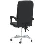 Silla de oficina reclinable cuero sintético negro en Sillas de oficina | Comprar online en Foru.es