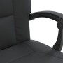 Silla de oficina reclinable cuero sintético negro en Sillas de oficina | Comprar online en Foru.es