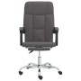 Silla de oficina reclinable cuero sintético gris en Sillas de oficina | Comprar online en Foru.es